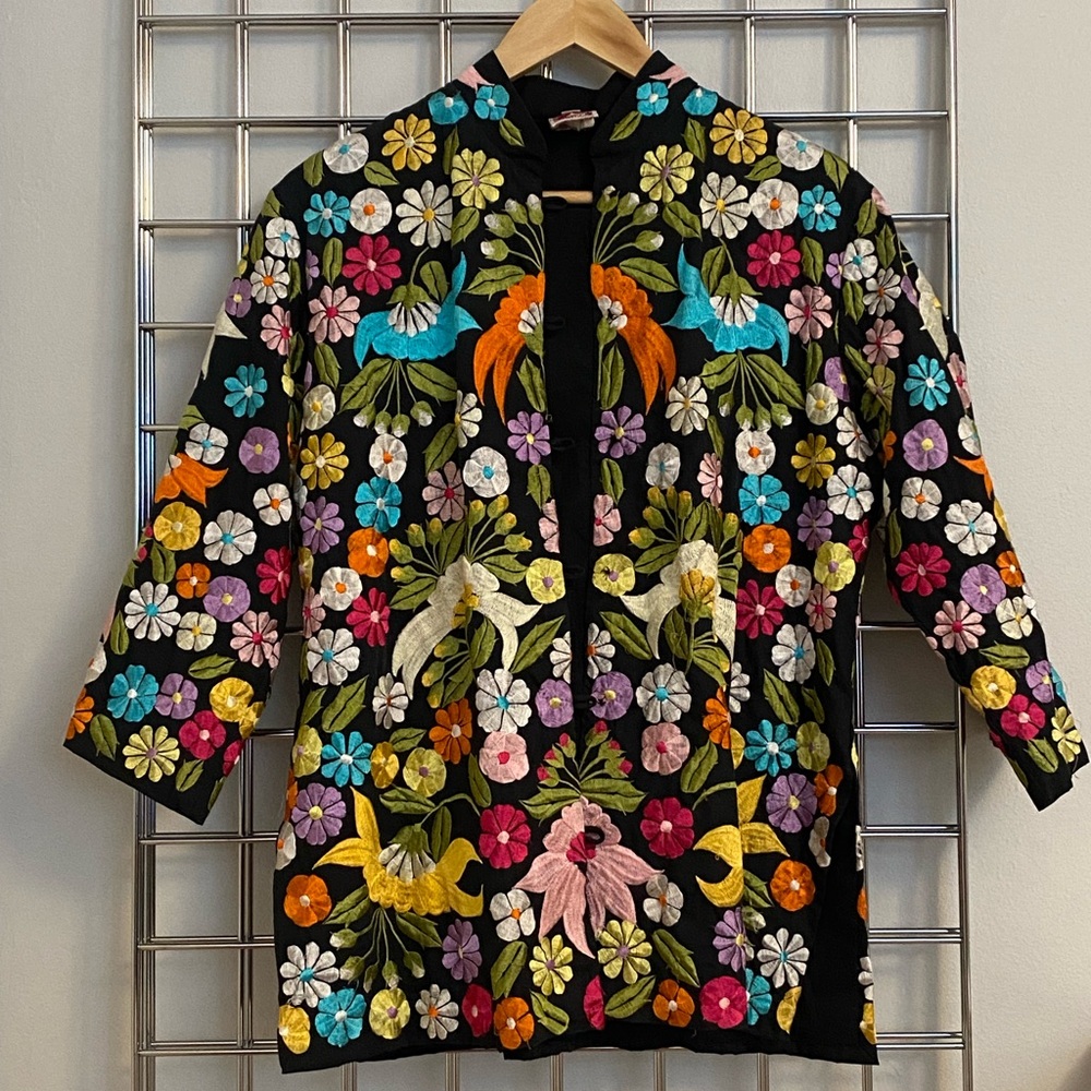 Vintage 70s embroidered Daisy’s Creations jacket